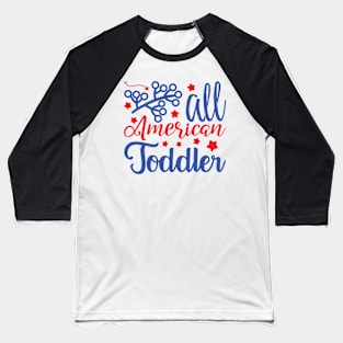 All American Toddler Baseball T-Shirt